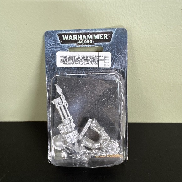 Games Workshop Other - Warhammer 40KChaos Terminator With Reaper Cannon Blister Pack